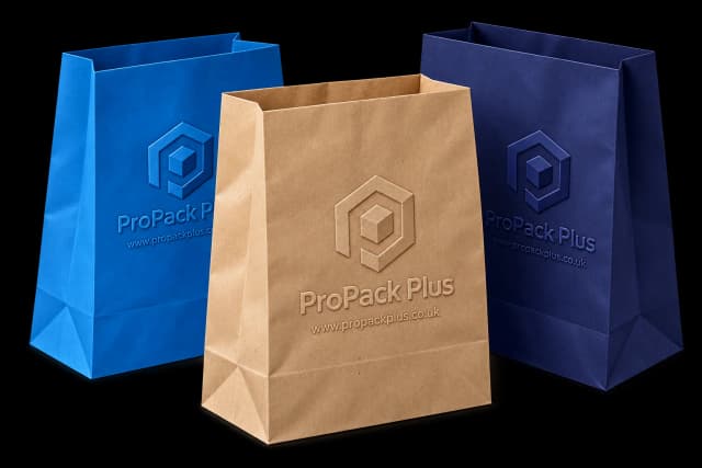 Handle-free paper bags — wholesale supplier UK
