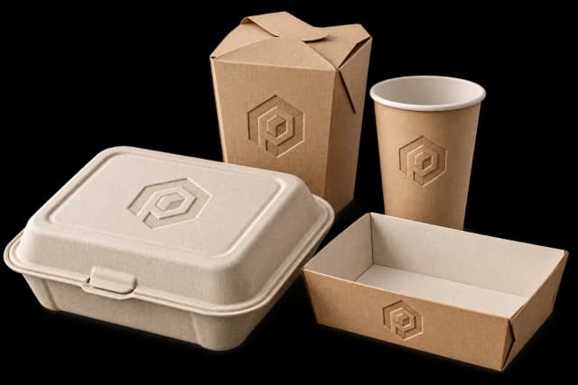 Recyclable takeaway boxes — wholesale supplier UK